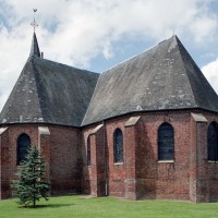 Le choeur et le transept vus du sud-est (2005)