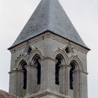 L'étage du beffroi du clocher vu du sud-ouest (2007)
