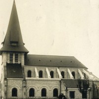 La nouvelle église en 1927, après sa reconstruction