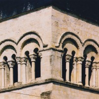 L'étage du beffroi du clocher vu du sud-ouest (2003)