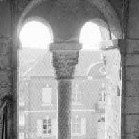 Baie du clocher vue depuis l'intérieur de la tour (1969)