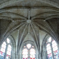 La voûte de l'abside vue vers l'est (2008)