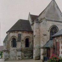 Les parties orientales de l'église vues depuis le nord (2006)