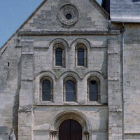 La partie centrale de la façade vue depuis l'ouest (2007)