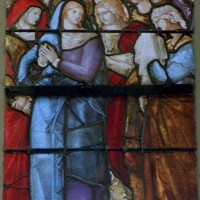 Détail du vitrail de la Crucifixion (2003)