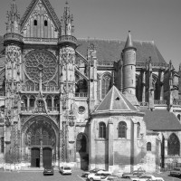 Vue partielle de la cathédrale depuis le sud (1986)