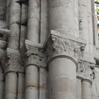 Chapiteaux des parties hautes du choeur conservés et retravaillés après l'incendie de 1504 (2018)