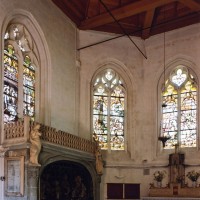 L'intérieur de la chapelle vu vers le nord-est (2004)