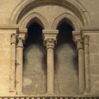Baie de la fausse tribune du mur ouest du bras sud du transept (1996)