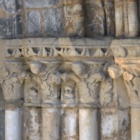 Les chapiteaux des piédroits de droite du portail sud (2017)