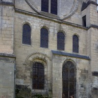 La façade du bras nord du transept vue du nord-est (2017)