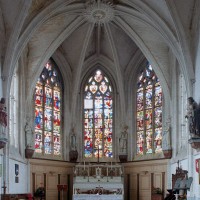 L'abside vue vers l'est (2003)