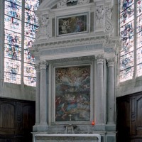 L'autel-retable provenant de l'église du prieuré Sainte-Croix d'Offémont (2007)