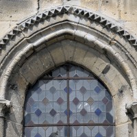 Détails d'une fenêtre de l'abside (2017)