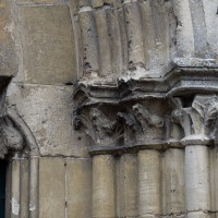 Les chapiteaux de la partie droite du portail ouest (2016)