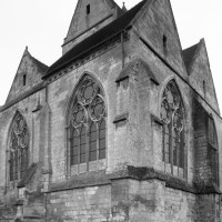 Le choeur et la chapelle nord vus  du nord-est (1992)