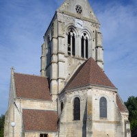 L'église vue du sud-est (2015)