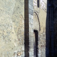 Vue partielle du mur sud de la nef (1972)