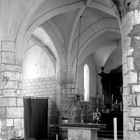 Vue partielle du choeur et de la chapelle nord vers le nord-est (1996)