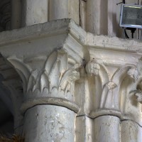Chapiteaux à la retombée de l'arcade ouest de la croisée du transept (2019)