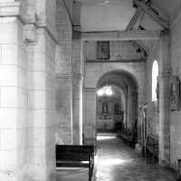 Le bas-côté sud de la nef vu vers l'est (1979)