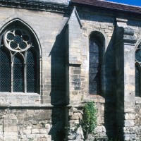 Fenêtres de la partie sud-est de l'église (1996)