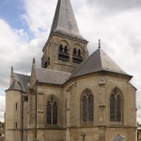 L'église vue depuis le nord-ouest (2017)