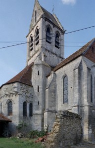 Vue partielle de l'église depuis le sud-est (2008)