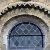 Fenêtre du mur gouttereau sud de la nef (2015)