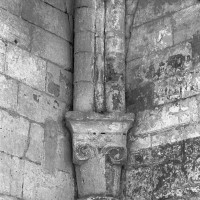 Retombée de la voûte à l'angle nord-ouest du bras nord du transept (1995)