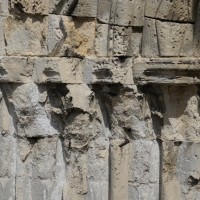 Les chapiteaux des piédroits de gauche du portail ouest (2015)