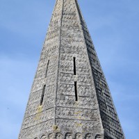 La flèche romane du clocher (2017)