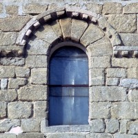 Fenêtre haute du mur sud de la nef (1972)