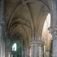 Le bas-côté nord de la nef vu vers l'est (1997)