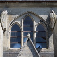 Fenêtre des parties hautes de la nef vue du sud (2017)