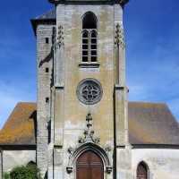 La façade ouest de l'église (2017)
