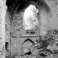 Les ruines de la chapelle sud vues vers le sud (1979)