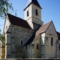 Les parties orientales de l'église vues du nord-est (2017)
