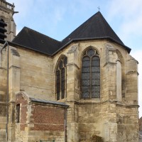 Le transept et le choeur vus du sud-est (2018)