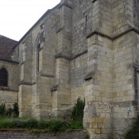 Vue partielle de la nef et de la chapelle sud depuis le nord-ouest (2016)