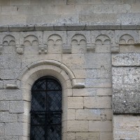 La corniche beauvaisine de la façade ouest du bras sud du transept (2017)