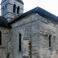 Le bras sud du transept et le clocher vus du sud-ouest (1997)