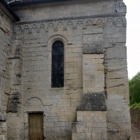 La façade ouest du bras sud du transept (2007)