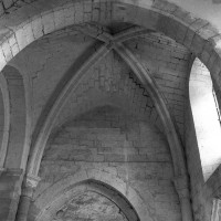 La voûte du bras nord du transept vue vers l'ouest (1995)