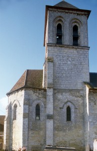 Le clocher et le choeur vus du nord (1996)