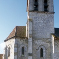 Le clocher et le choeur vus du nord (1996)