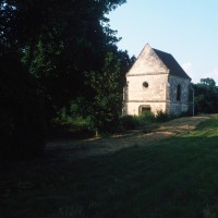 La chapelle dans son environnement vue du sud-ouest (1995)