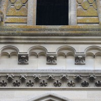 La corniche beauvaisine du clocher du 19ème siècle (2017)