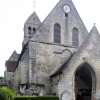 La nef et le clocher vus de l'ouest (2015)