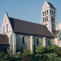 La nef et le clocher vus du sud-ouest (1973)
